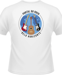 Camisetas Portal do Rock BH/Branco