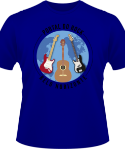 Camisetas Portal do Rock BH/Azul