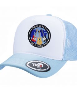 Boné Feminino/ Azul com frente Branca